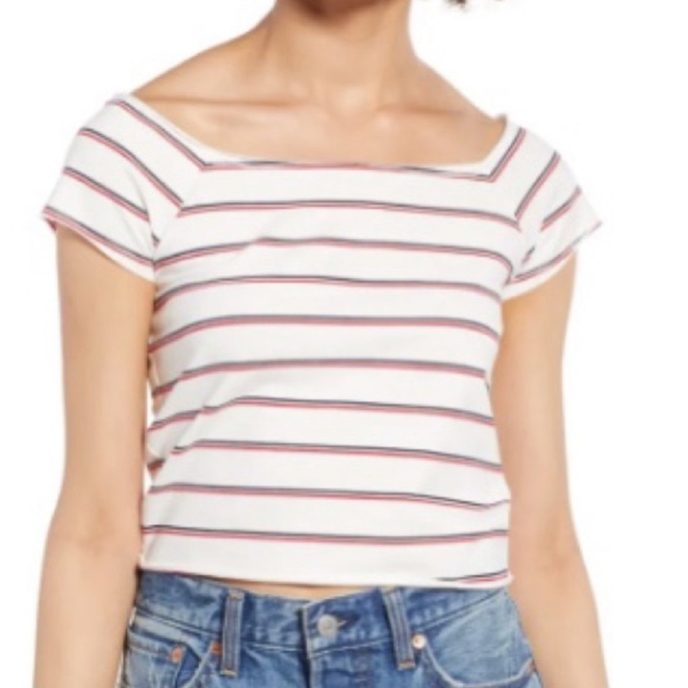 Good luck gem stripe shirt